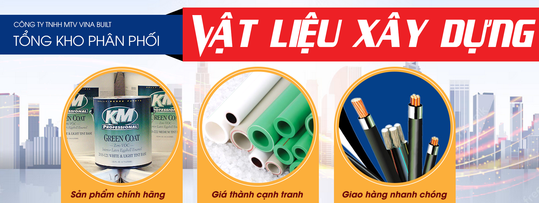 CÔNG TY TNHH CUNG ỨNG VẬT TƯ XÂY DỰNG VINABUILT